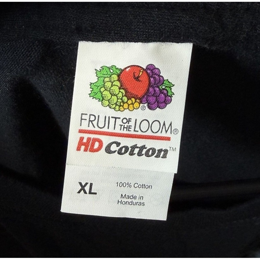 Wolf Moon T Shirt XL Navy Fruit of the Loom Wolves Graphic Tee Nature Outdoors - Picture 5 of 6